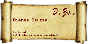 Dienes Zsuzsa névjegykártya